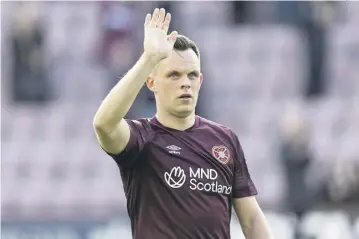  ?? PICTURE: MARK SCATES/SNS ?? Hearts’ Lawrence Shankland is putting his full focus on the Scottish Cup semi-final against Rangers