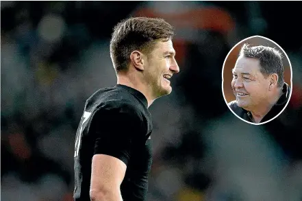  ?? GETTY IMAGES ?? Jordie Barrett is being given a break from the pressures of test-match rugby by Steve Hansen, inset.