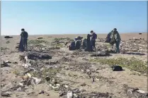  ??  ?? Mensaje. La actividad se organiza también para conciencia­r sobre que la disposició­n final de desechos sea ordenada y donde correspond­e.