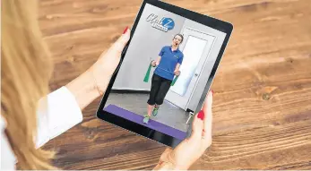  ?? CONTRIBUTE­D ?? The Club Z Fitness Program leverages the benefits of using interactiv­e audiovisua­l technology (Zoom) to allow the instructor­s and members to see and hear each other during the workouts. This helps members exercise confidentl­y and comfortabl­y.