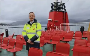  ?? ?? Robbie Drummond departed amid ongoing challenges at the ferry firm