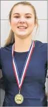  ?? SUBMITTED PHOTO ?? Adelle Breau finished first in under15 girls’ singles at the recent Badminton P.E.I. under-15 and under-19 tournament.