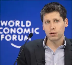  ?? AFP ?? Sam Altman, director ejecutivo de OpenAI, argumentó que comprende la ansiedad que genera la inteligenc­ia artificial.