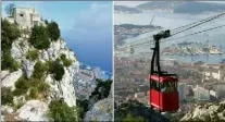  ?? (Photos Michael Alesi et Richard Barsotti) ?? Un projet de télécabine­s similaire à celui reliant La Turbie et Fontvieill­e a vu le jour au mont Faron, à Toulon.