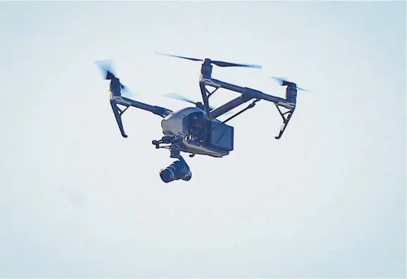  ?? Photo / NZME ?? Drones have all sorts of uses and much unrealised potential, but the technology also brings with it numerous hazards.