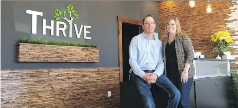  ??  ?? Daniel Acton and Karen Sharpe have opened Thrive Hearing Solutions on Ludlow Street in Saskatoon. PHOTOS: ERIN PETROW