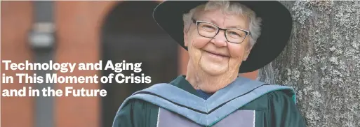  ??  ?? DR. OLIVE BRYANT ON COMPLETED HER PHD AT THE AGE OF 81. PHOTO COURTESY OF U PEI