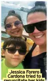  ?? ?? Jessica Forero Cardona tried to resuscitat­e her kids