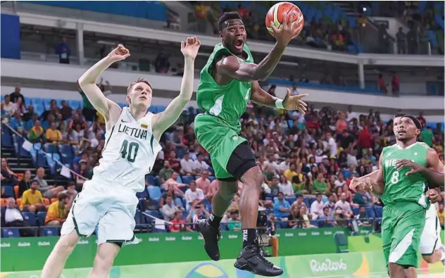  ?? File ?? ↑
Like the Nigeria football team, the ‘D’tigers’ squad is dominated by players from the diaspora who play in the NBA.