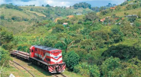  ?? / Cortesía - ANI ?? El Ferrocarri­l del Pacífico logró el mayor movimiento de carga registrado en su historia el año 2010: 259.321 toneladas.