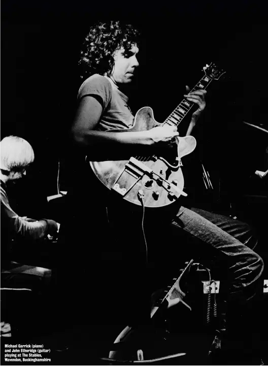  ??  ?? Michael Garrick (piano) and John Etheridge (guitar) playing at The Stables, Wavendon, Buckingham­shire