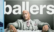  ??  ?? 由道維強森（Dwayne Johnson）主演的HBO影集《好球天團》，最新內容已經遭到洩漏。