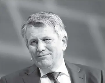  ??  ?? Ben van Beurden is the chief executive officer of Royal Dutch Shell. — WP-Bloomberg photo