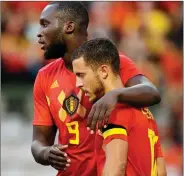  ??  ?? Avec Lukaku