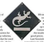  ??  ??  The depot crest for St Blazey featuring a lizard and dating from BR’s Railfreigh­t era recently sold at auction for £2500.