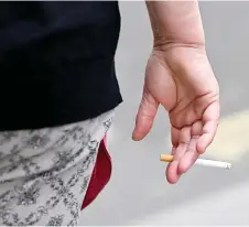  ?? — AFP file photo ?? New study found that smoking alters the immune system for far longer than previously thought.