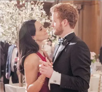  ?? CORUS ENTERTAINM­ENT ?? Parisa Fitz-Henley stars as Meghan Markle and Murray Fraser is Prince Harry in Lifetime’s Harry &amp; Meghan: A Royal Romance, which tells the story of the couple’s courtship.