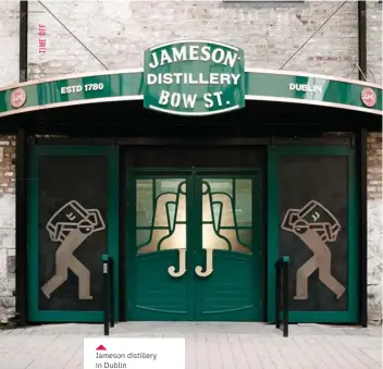  ??  ?? Jameson distillery in Dublin