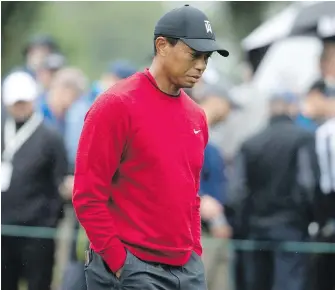  ??  ?? For the first time in five years, Tiger Woods is back at East Lake and ranked No. 20 in the 30-player field for the PGA’s final tournament of the season.