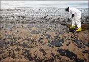  ?? ASSOCIATED PRESS 2015 ?? A coalition of more than 60 environmen­tal groups denounced the plan, saying it would impose “severe and unacceptab­le harm” to America’s oceans, coastal economies, public health and marine life.