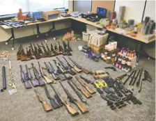  ?? RCMP ?? A Hudson Bay man has been charged with weapons traffickin­g, weapons offences and possession for the purpose of traffickin­g and was remanded in custody until his next scheduled court appearance Wednesday.