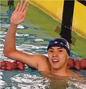  ??  ?? Welson Sim hopes to take the shine off Singapore’s Olympic champion Joseph Schooling at the Sea Games.