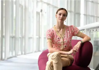  ?? ?? The prima ballerina at the Dutch National Ballet in Amsterdam, where she now resides John Thys/AFP