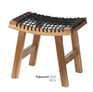  ??  ?? Tabouret 35 $ IKEA