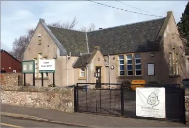  ?? ?? Plans to “mothball” Humbie Primary School have been revealed by East Lothian Council