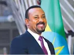  ?? Francisco Seco/Associated Press, file ?? ■ Ethiopian Prime Minister Abiy Ahmed is seen Jan. 24 at the European Council headquarte­rs in Brussels. The 2019 Nobel Peace Prize was given to Ahmed on Friday.