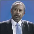  ?? ?? Sudanese Prime Minister Abdalla Hamdok