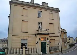  ?? Picture: National Crime Agency ?? The 18th-century Roman City Guest House in Bath