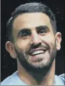  ??  ?? RIYAD MAHREZ: Scored Manchester City’s second goal against hosts Watford.