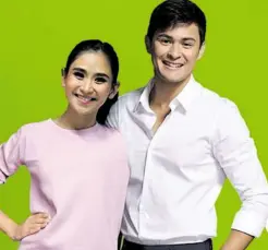  ??  ?? Sarah Geronimo (left) and Matteo Guidicelli