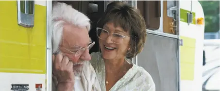  ?? Sony Classics ?? Donald Sutherland has dementia, Helen Mirren is gravely ill, and there’s no drama in their relationsh­ip in “The Leisure Seeker.”