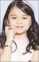  ??  ?? Esang de Torres plays Little Cosette in the current Manila run of the great musical Les Miserables