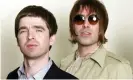  ?? Photograph: Dave Hogan/Getty Images ?? Noel and Liam Gallagher don’t really get on.