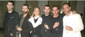  ??  ?? The Massimo Dutti menswear design team: Gorka Lopez, Pedro Campello, Esther Martinez, John Colomer, Miguel Padial and Andres Sanchez