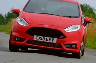  ??  ?? HANDLING The ST is great to drive thanks to its fine chassis and sharp steering, but the Fiesta’s ride is firm over bumps