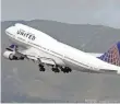  ?? SPECIAL FOR USA TODAY ?? A Boeing 747 takes off in San Francisco.