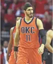  ?? TROY TAORMINA, USA TODAY SPORTS ?? Thunder center Enes Kanter says he wants to become an American citizen.