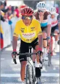  ??  ?? Nairo Quintana, ayer. TOUR HAUT VAR