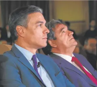  ?? // EFE ?? El presidente del Gobierno, Pedro Sánchez, y su ministro José Luis Escrivá