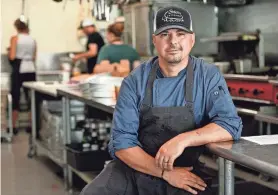  ?? ALLAN JUNG/TELEGRAM & GAZETTE ?? Struck Catering’s new executive chef Steven Lania