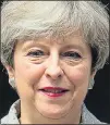  ??  ?? TALKS: PM Mrs May