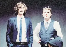  ?? SUPPLIED ?? The Milk Carton Kids are at the Winspear Centre on Oct. 9.