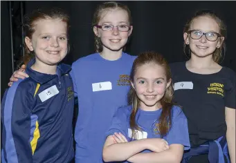  ??  ?? Amy Fagan, Sarah Duffy, Sarah Louise Harte and Ella Grimes at The Beauty and The Beast Auditions At The TLT