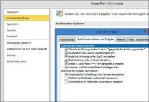  ??  ?? Die automatisc­he Formatieru­ng in Powerpoint kann einfach abgestellt werden.