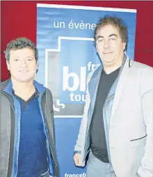  ??  ?? Francis Ginibre et Eric Carrière : les chevaliers du fiel