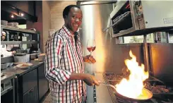  ?? Picture: Esa Alexander ?? ‘Come Dine With Me SA’ star performer Aubrey Ngcungama.